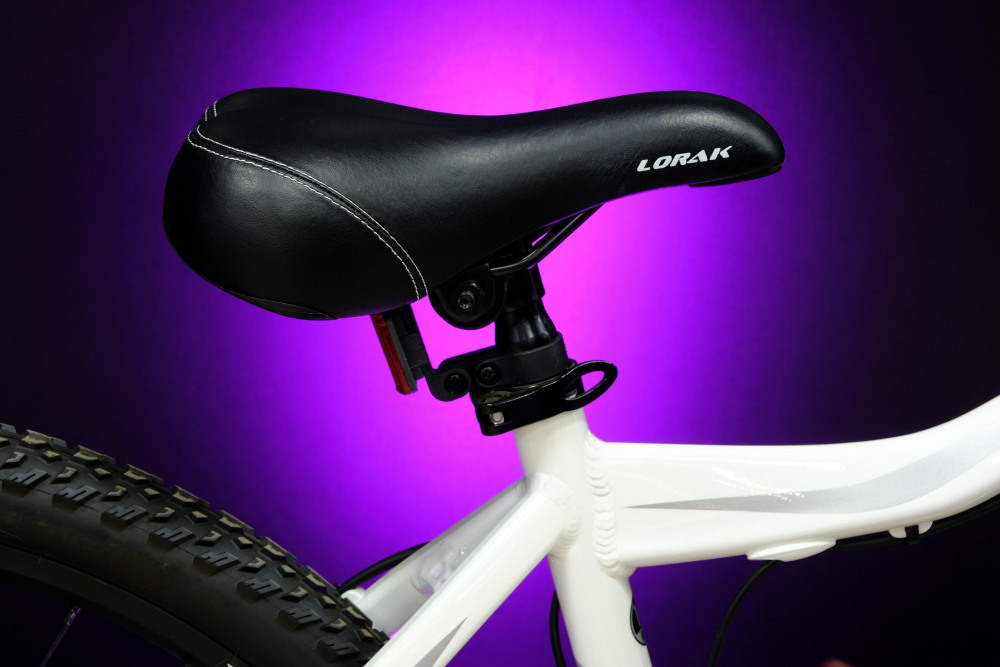 Lorak Glory 100 HD 27.5 Белый/Фиолетовый рама 19 (на рост 171-182)