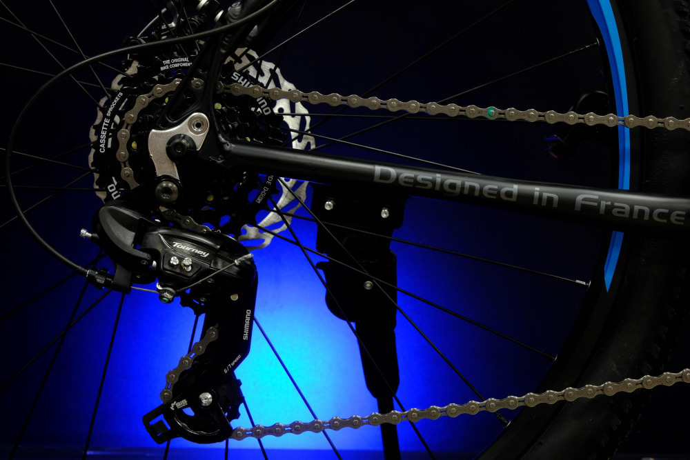 Lorak 1.0 Матовый Чёрный/Синий рама 21 (на рост 183-190) (27.5)