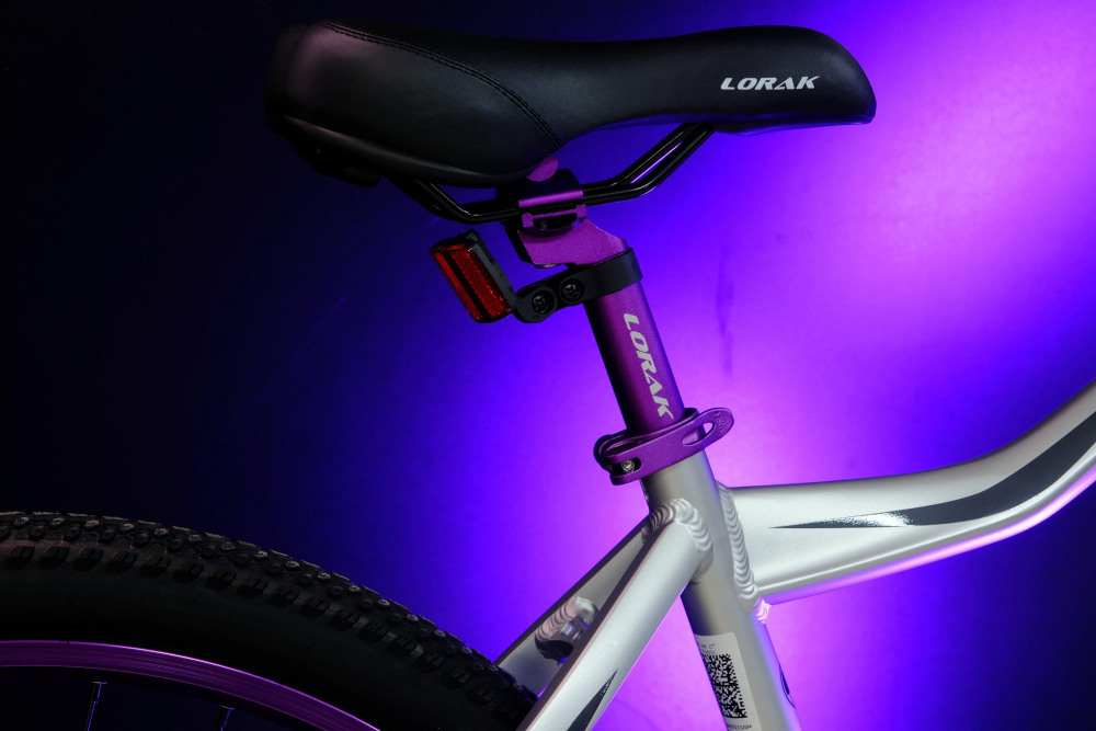 LORAK GLORY 400 9 sp Матовый Серебристый/Фиолетовый 19р (на рост 171-182)