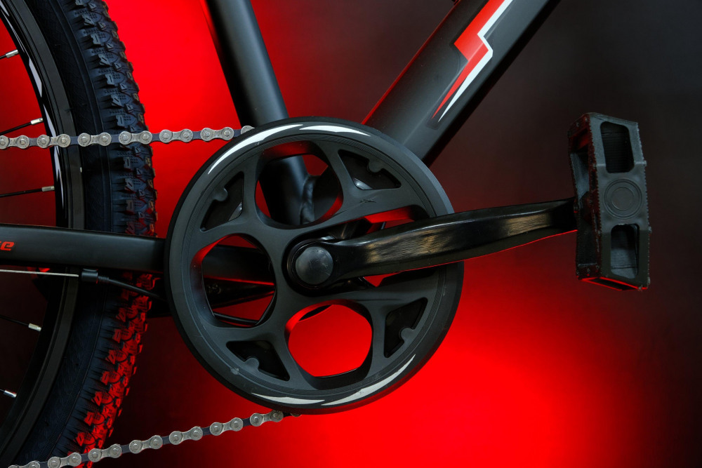 LORAK Fast 26 Матовый Чёрный/Красный