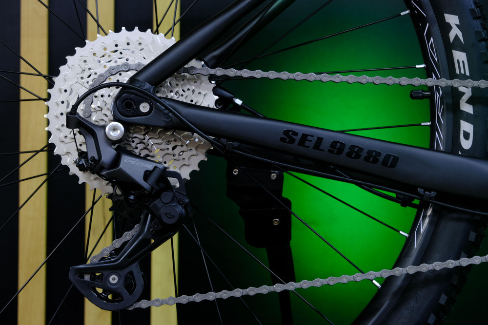 LORAK Sel 9880 Матовый Зелёный/Чёрный рама 19 (на рост 171-182)